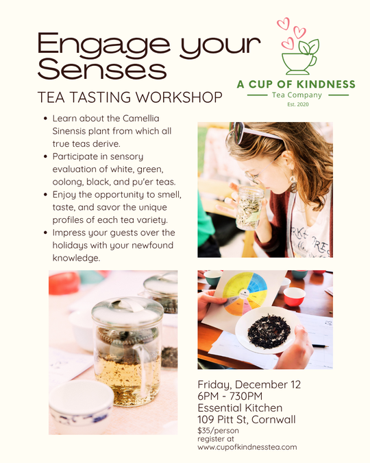 A Cup of Kindness - Tea Tasting Workshop