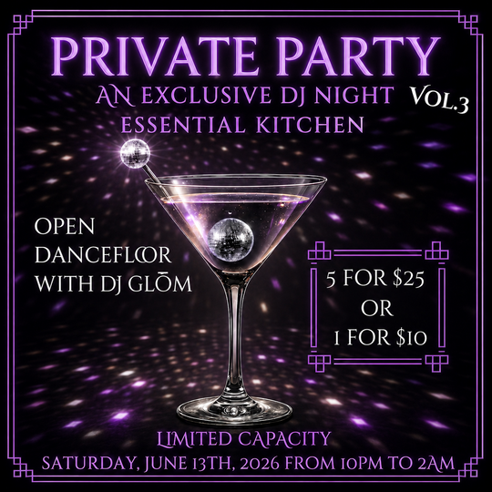After Hours - w/ DJ GLOM - June 13th