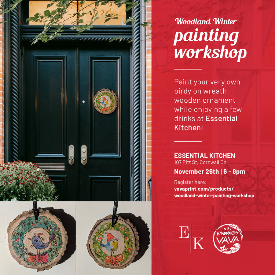 Woodland Winter Painting - Nov 26th