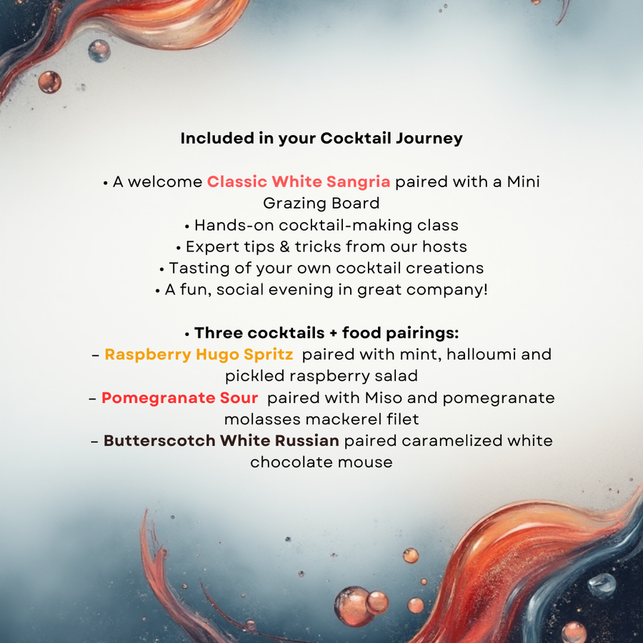 Shake & Sip V - Cocktail Making Class