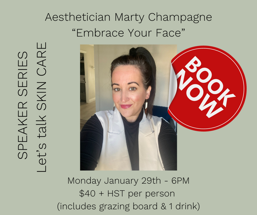 Speaker Series - Embrace your Face with Marty Champagne