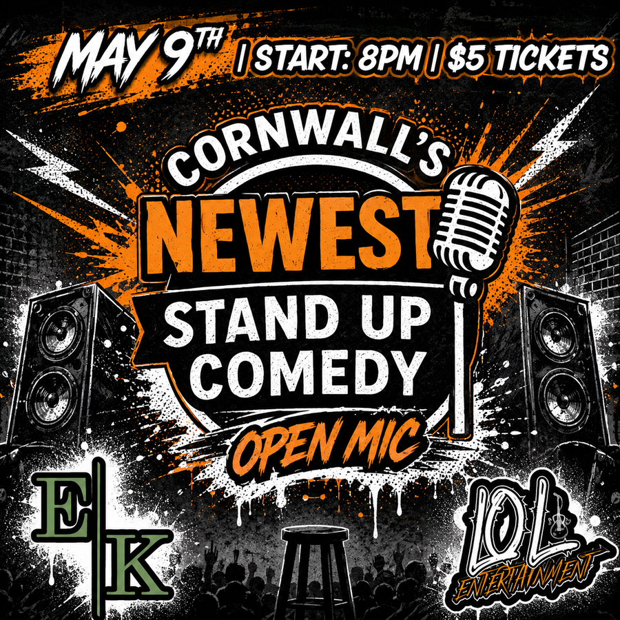 Comedy and Open Mic Night at EK - Saturday, May 9th