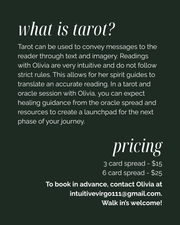 Live Tarot Readings with Olivia - Nov 7th