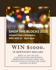 Cornwall's Shop The Block Event - Nov 12th
