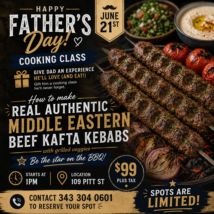 Middle Eastern Beef Kafta Kebabs