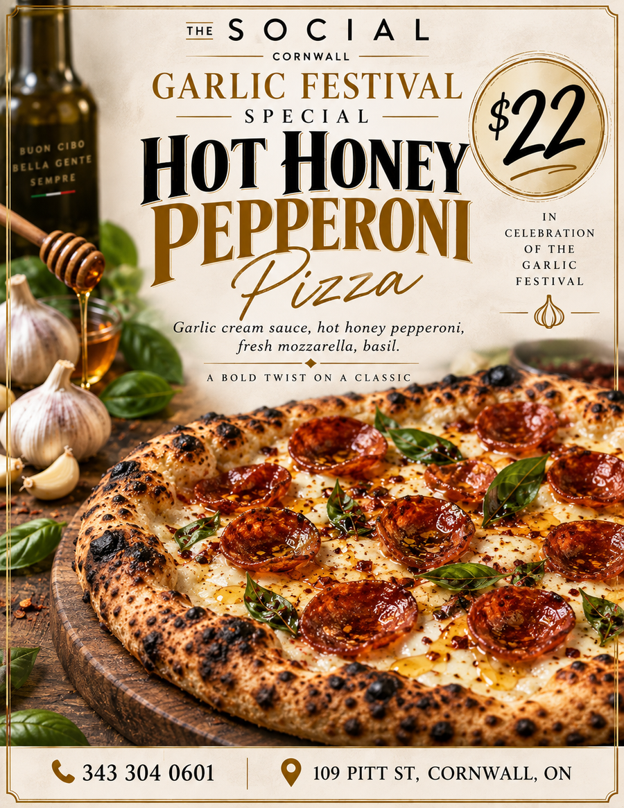 Hot Honey Pepperoni with Garlic Sauce