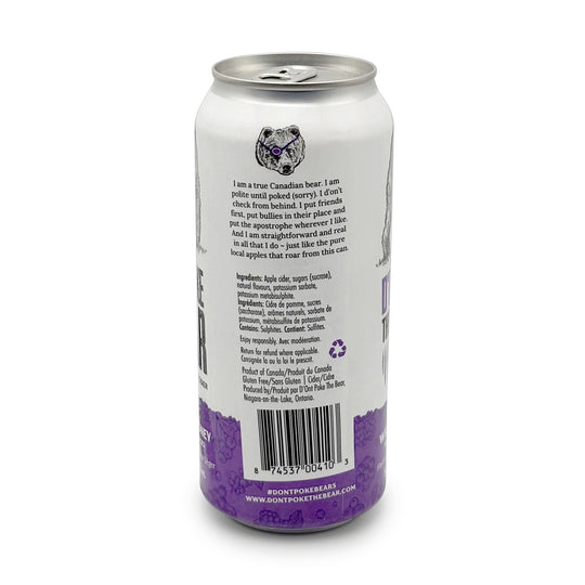 Don't Poke The Bear Wildberry Honey Cider - Ciders (Niagara-On-The-Lake)
