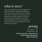 Live Tarot Readings with Olivia - Nov 21st
