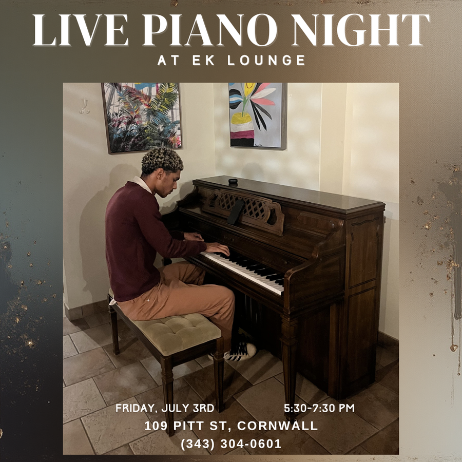 Live Piano Night at EK - Friday, July 3rd