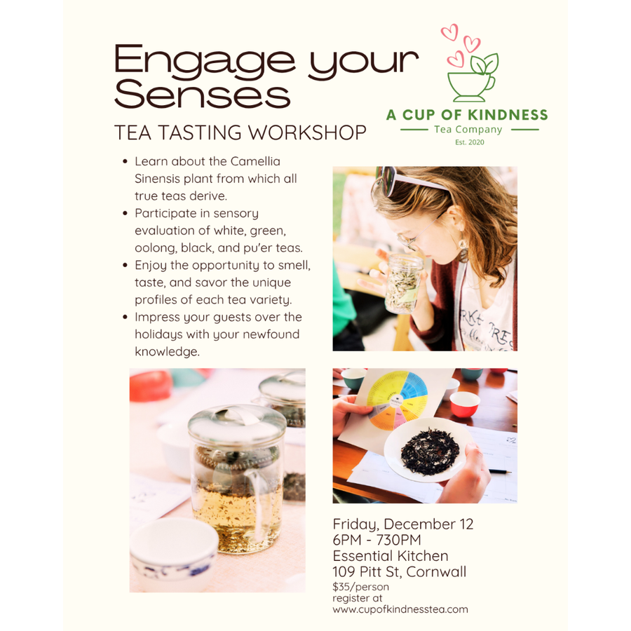 A Cup of Kindness - Tea Tasting Workshop