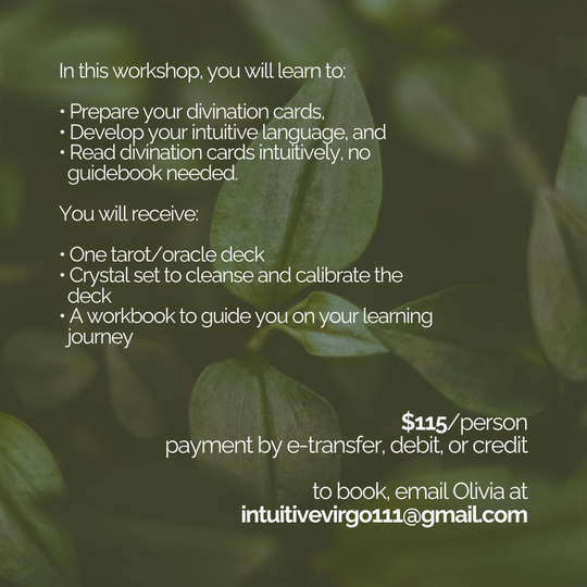 Learn to Read Tarot by Olivia - Nov 23rd