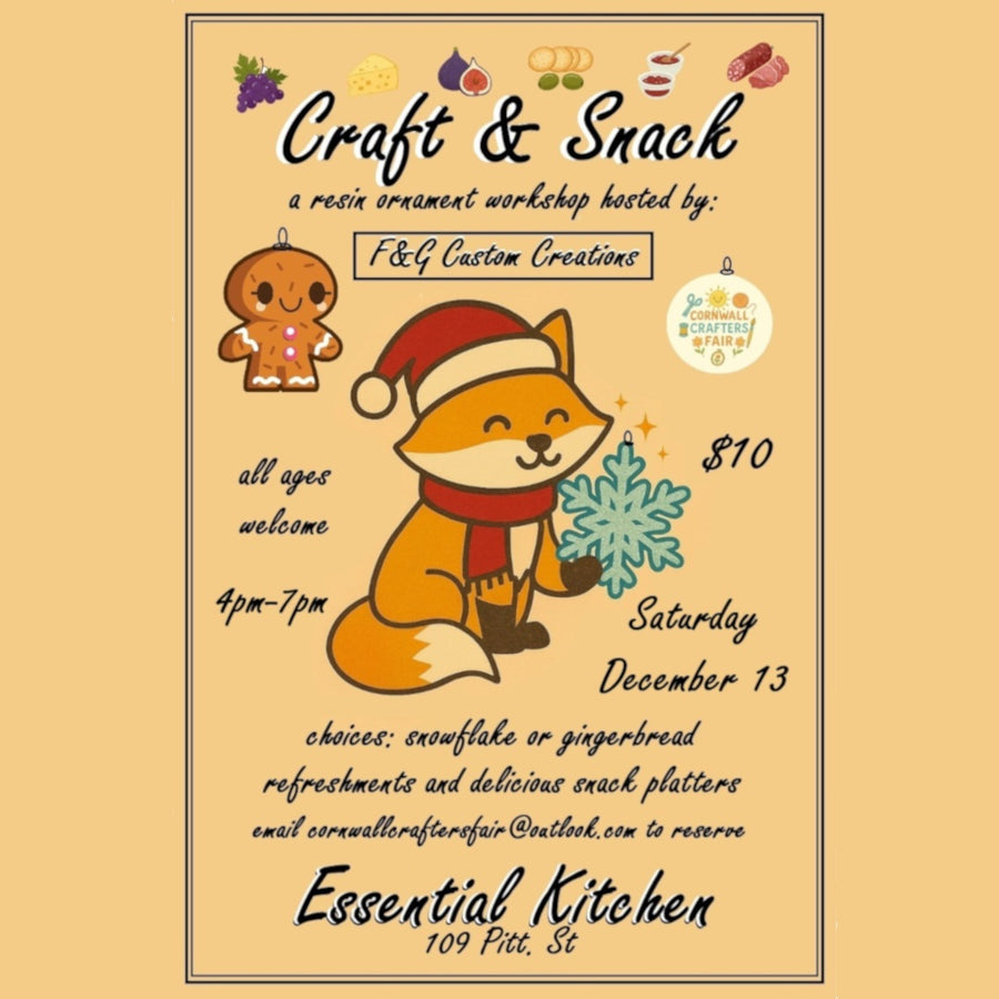 Craft & Snack Night – Resin Ornament