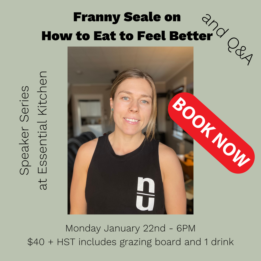 The "Speaker Series" - Franny Seale "How to Eat to Feel Better with Q&A"